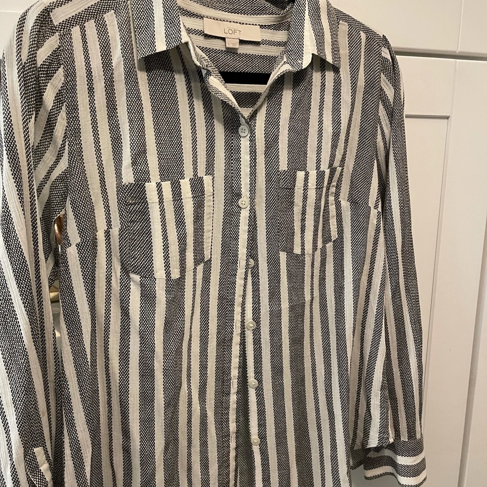 Loft textured blouse